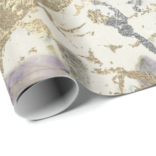 Rose Gold Marmor Peach Blush Grau Hütte Geschenkpapier