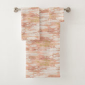 Rose Gold Marmor Pink Stone Badetücher Badhandtuch Set (Insitu)