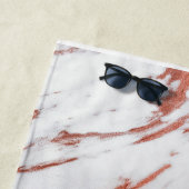 Rose Gold Marmor Strandtuch (Beispiel)