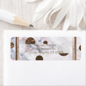 Rose Gold Marmor Swirl Bronze Kupfer Chic Glam (Insitu)