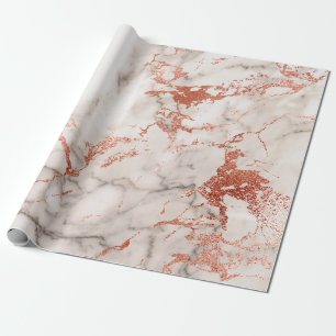 Rose Gold Marmor Textur 2 Geschenkpapier