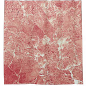 Rose Gold Marmor Textur Duschvorhang (Vorderseite)