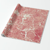 Rose Gold Marmor Textur Geschenkpapier (Ungerollt)