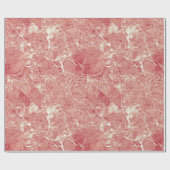 Rose Gold Marmor Textur Geschenkpapier (Flach)