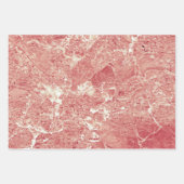 Rose Gold Marmor Textur Geschenkpapier Set (Vorderseite 3)