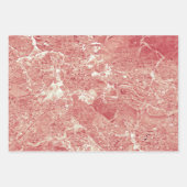 Rose Gold Marmor Textur Geschenkpapier Set (Vorderseite 2)