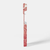 Rose Gold Marmor Textur iPhone Hülle (Linke Seite)