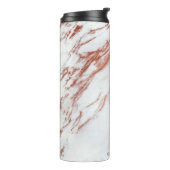 Rose Gold Marmor Thermosbecher (Nach links gedreht)