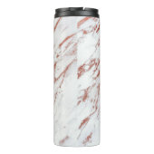 Rose Gold Marmor Thermosbecher (Rückseite)