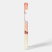 Rose Gold Marmor und Glitzer iPhone Hülle (Linke Seite)