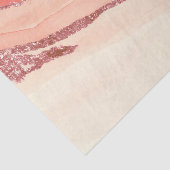 Rose Gold Marmor und Glitzer Seidenpapier (Ausschnitt)