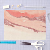 Rose Gold Marmor und Glitzer Seidenpapier (Handwerk)