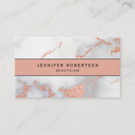 Rose-Gold-Marmor Visitenkarte