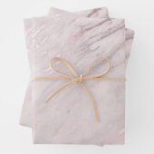 Rose Gold Marmordesign Geschenkpapier Set (Beispiel)