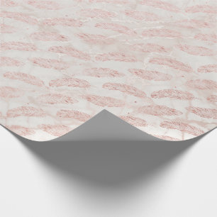 Rose Gold Marmorfaser Geschenkpapier