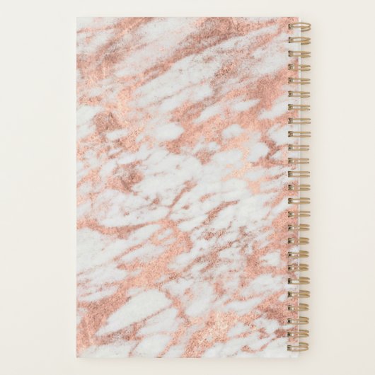 Rose Gold Marmorplaner Planer (Rückseite)