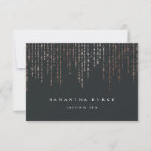 Rose Gold Marquee Geschenkgutschein (Vorderseite)
