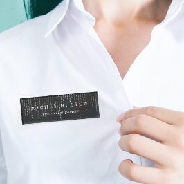 Rose Gold Marquee Namenschild