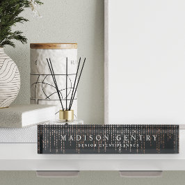 Rose Gold Marquee Namensplakette