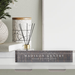 Rose Gold Marquee Namensplakette