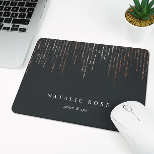Rose Gold Marquee Personalisiert Mousepad