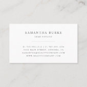 Rose Gold Marquee Treue Cards (Rückseite)