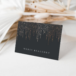 Rose Gold Marquee Vielen Dank für Ihre Anmerkung K