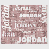 Rose-Gold-Mauve-Neutronen Geschenkpapier (Flach)