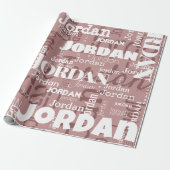 Rose-Gold-Mauve-Neutronen Geschenkpapier (Ungerollt)