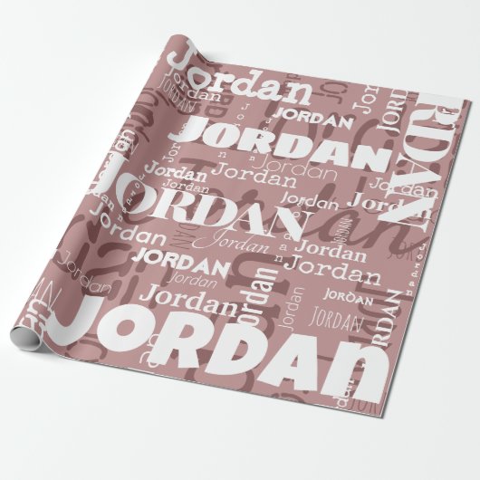 Rose-Gold-Mauve-Neutronen Geschenkpapier (Ungerollt)