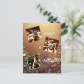 Rose Gold Meerkat Familie ist alles, Postkarte (Stehend Vorderseite)