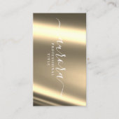 Rose Gold Metallic Grace Visitenkarte (Vorderseite)