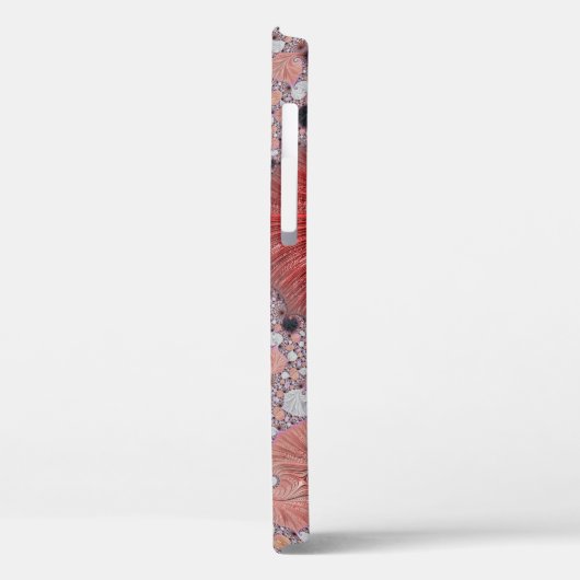 Rose Gold Metallic Handgeschriebenes Monogramm Case-Mate iPhone Hülle (Rückseite / Links)