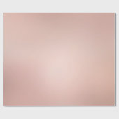 Rose Gold Metallic Look Extra große Glossegengesch Geschenkpapier (Flach)