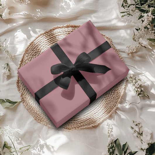 Rose Gold Metallic Solid Color | Classic | elegant Geschenkpapier