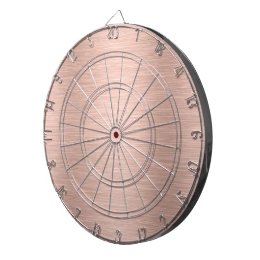 Rose-Gold-Metallic-Textur Dartscheibe (Vorderseite rechts)