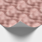 Rose Gold Metallic: Vintag Shine. Geschenkpapier (Ecke)