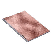 Rose Gold Metallic: Vintag Shine. Notizblock (Rechte Seite)