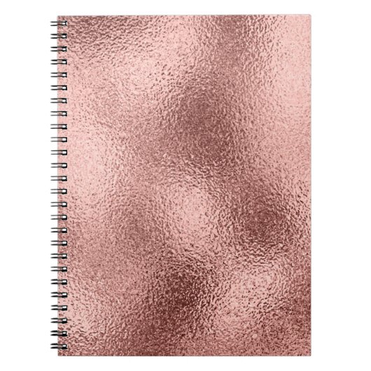 Rose Gold Metallic: Vintag Shine. Notizblock (Vorderseite)
