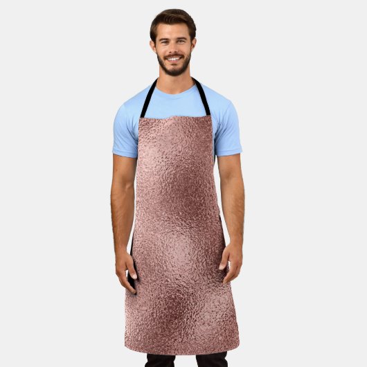 Rose Gold Metallic: Vintag Shine. Schürze (Getragen)