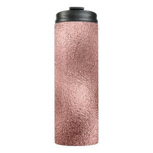 Rose Gold Metallic: Vintag Shine. Thermosbecher