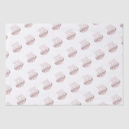 Rose gold metallisch aussehen Valentinherz Liebe w Seidenpapier