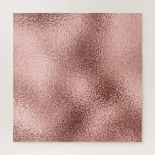 Rose Gold Metallisch: Vintage Glanz. Puzzle