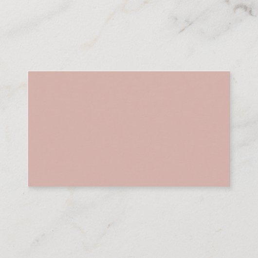Rose Gold Minimalistisch Baby Showbuchanfrage Begleitkarte (Rückseite)