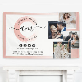 Rose Gold Minimalistisch Fotograf Marketing Fotos Banner