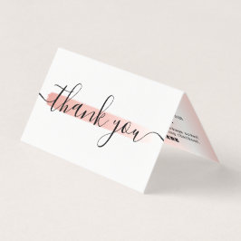 Rose Gold Minimalistische Logos Kunde Vielen Dank