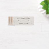Rose Gold Modern Stuhlkarton Ohrensichtkarten (Schreibtisch)