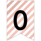 Rose Gold Moderne 2025 Grad Party Abschluss Wimpelkette (Zweite Fahne)