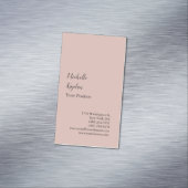 Rose Gold Moderne Beruflich exklusive Magnetische Visitenkarte (Beispiel)