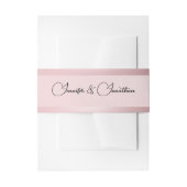 Rose Gold Moderne elegante Script Typografie Einladungsbanderole (Vorderseite Beispiel)